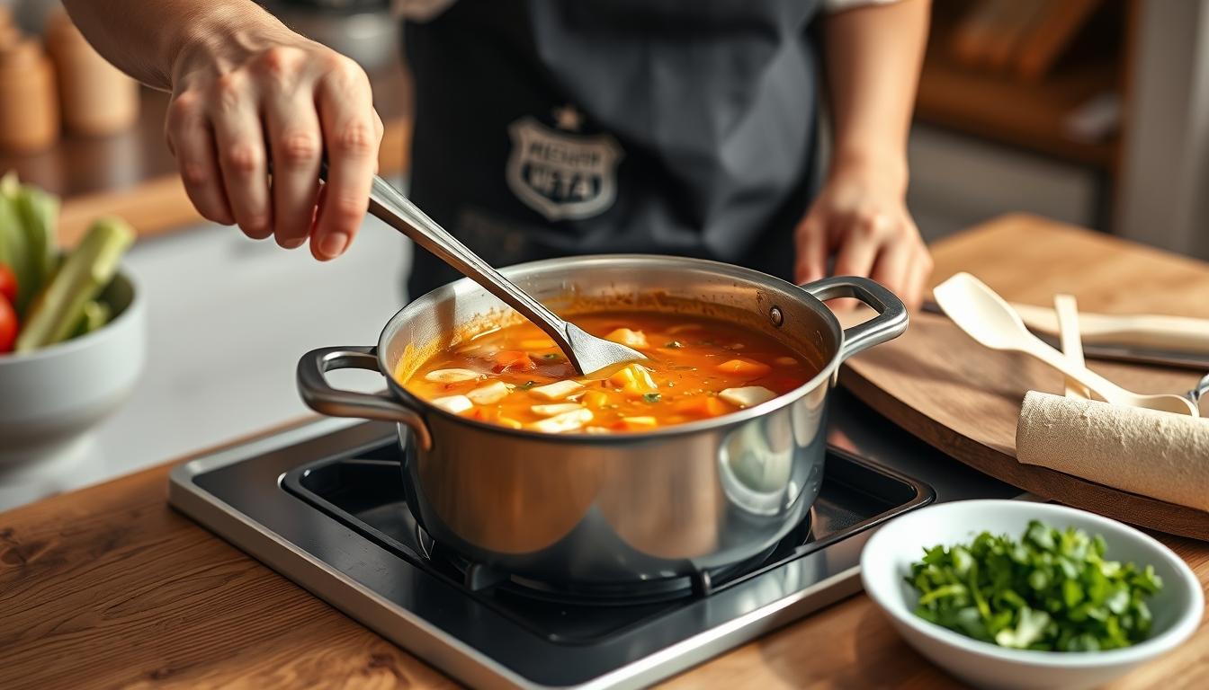 Ingredients prepared for a simple home dinner